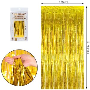 METALİZE GOLD ARKA PLAN PERDESİ 100X200CM