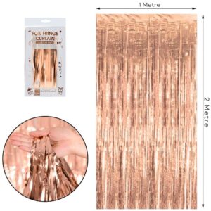 METALİZE ROSE GOLD ARKA PLAN PERDESİ 100X200CM