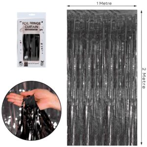 METALİZE SİYAH ARKA PLAN PERDESİ 100X200CM