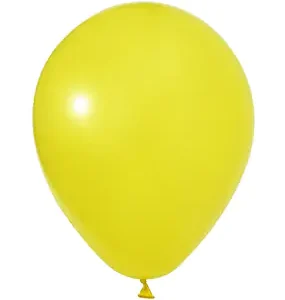 Pastel sarı renkli lateks balon
