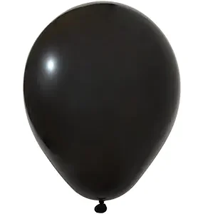 Pastel Siyah Balon 5 Adet Doğum Günü Parti ve Kutlama Balonu